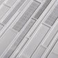 White 12 x 12 Glossy, Matte Glass Mosaic Tile