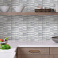 White 12 x 13 Glossy, Matte Glass Mosaic Tile