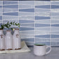 Blue 12 x 13 Glossy, Matte Glass Mosaic Tile