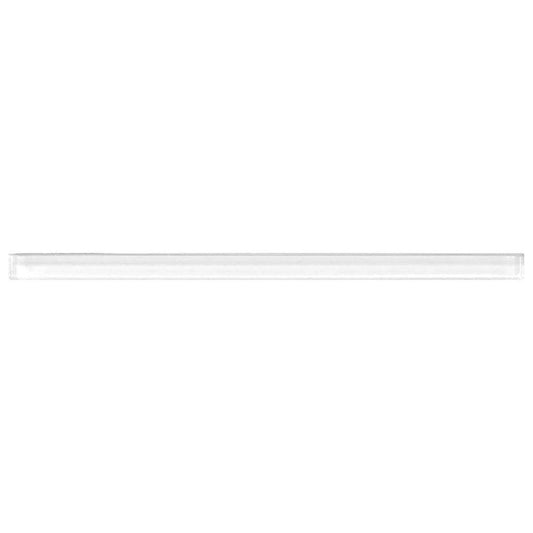 White 0.5 x 12 Glossy Glass Pencil Trim - Sample