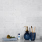 White 3 x 6 Honed Marble Subway Tile