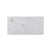 White 3 x 6 Honed Marble Subway Tile