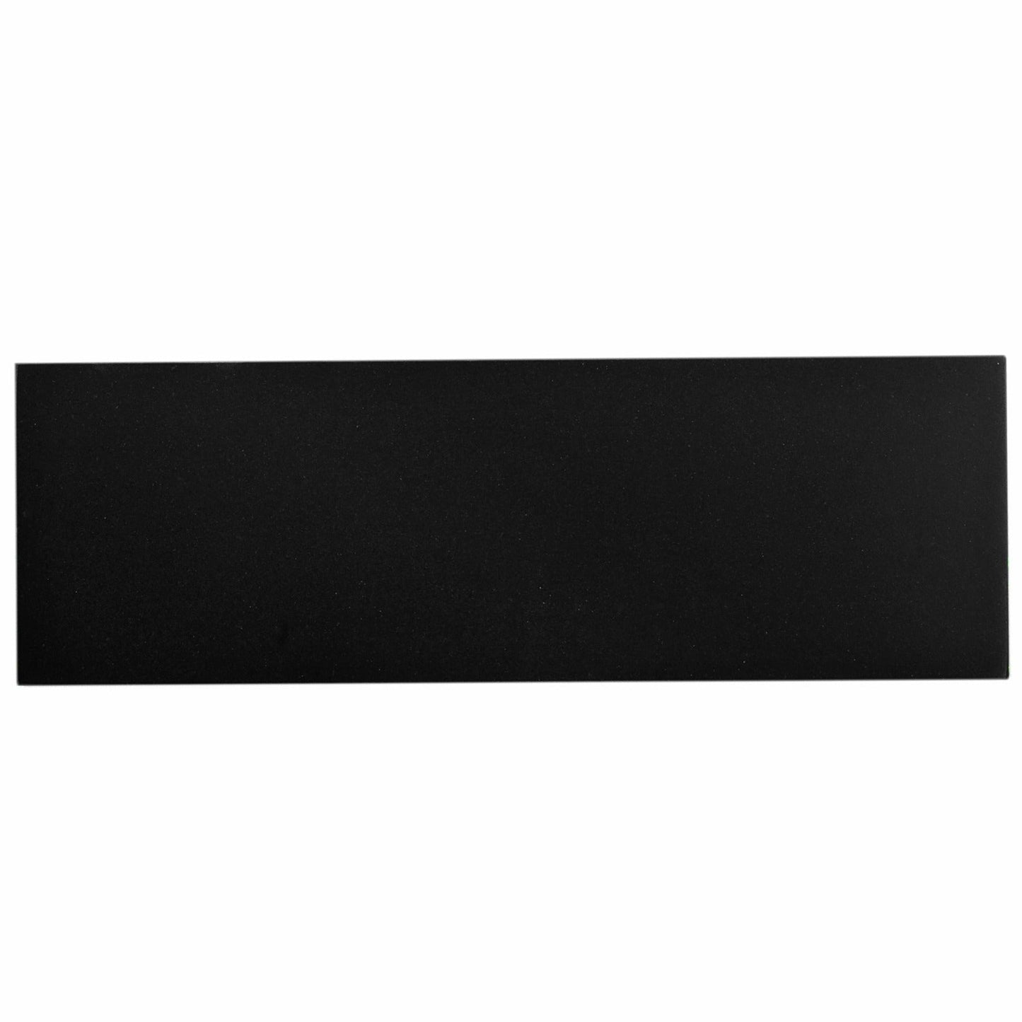 Black 4 x 12 Honed Marble Subway Tile