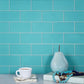 Sky Blue 3 x 6 Matte Glass Subway Tile