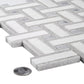 Gray 12x12 Polished Stone Mosaic Tile