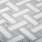 Gray 12x12 Polished Stone Mosaic Tile Sample