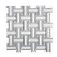 Gray 12x12 Polished Stone Mosaic Tile