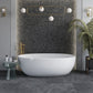 Slate Black 24 x 48 Matte Porcelain Large Tile