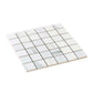 White 12 x 12 Matte Porcelain Mosaic Tile