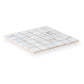 White 12 x 12 Matte Porcelain Mosaic Tile