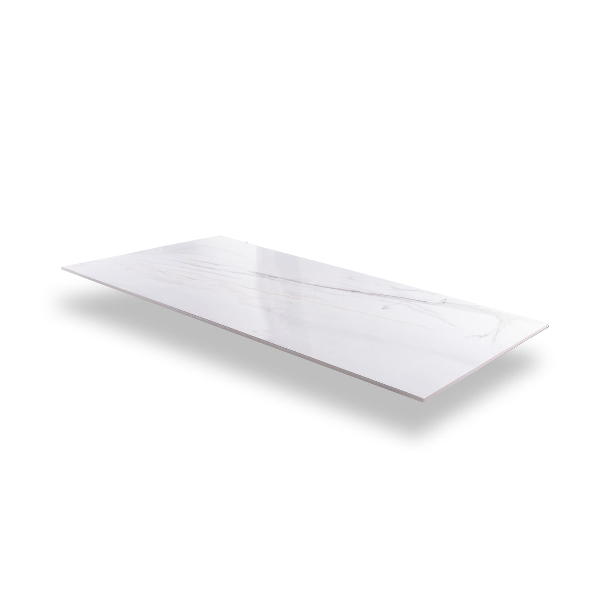 Pearl White 24 x 48 Polished Porcelain Large Tile - Sample
