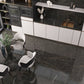 Sable Black 24 x 48 Polished Porcelain Large Tile