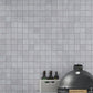 Gray 12 x 12 Matte Porcelain Mosaic Tile