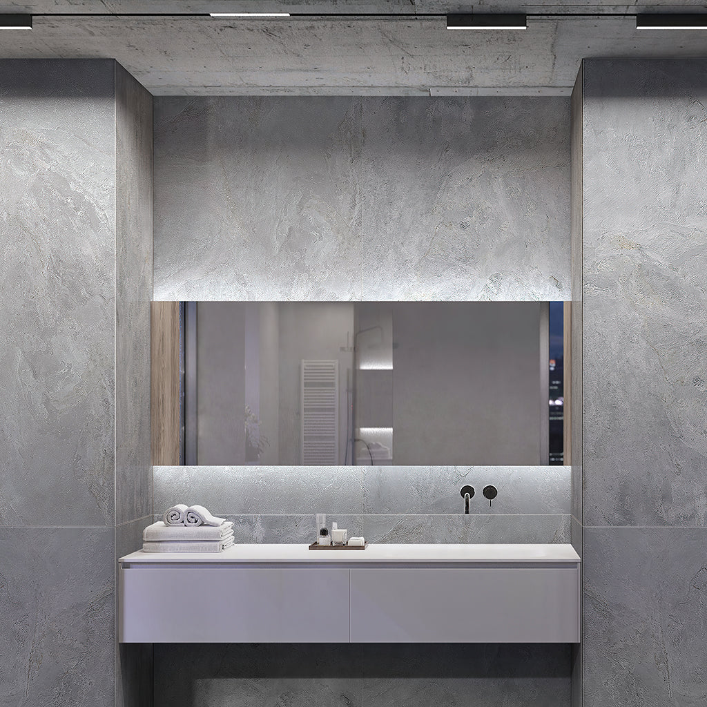 Gray 24 x 48 Matte Porcelain Large Tile