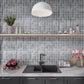 Gray 12 x 12 Matte Porcelain Mosaic Tile