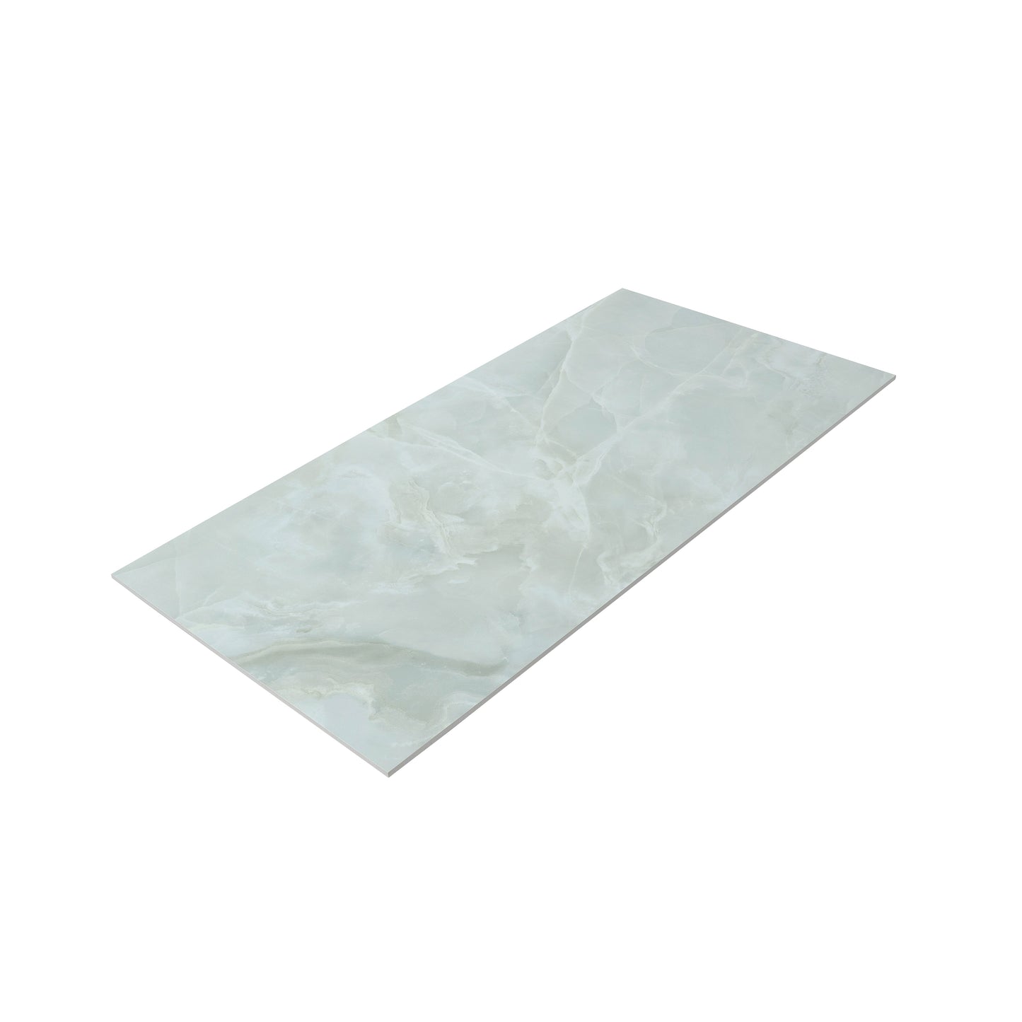 Soft Jade Green 24x48 Honed Porcelain Large Tile - Sample
