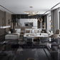 Black 36 x 36 Lappato Porcelain Large Tile