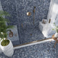 Blue 12 x 12 Matte Porcelain Mosaic Tile