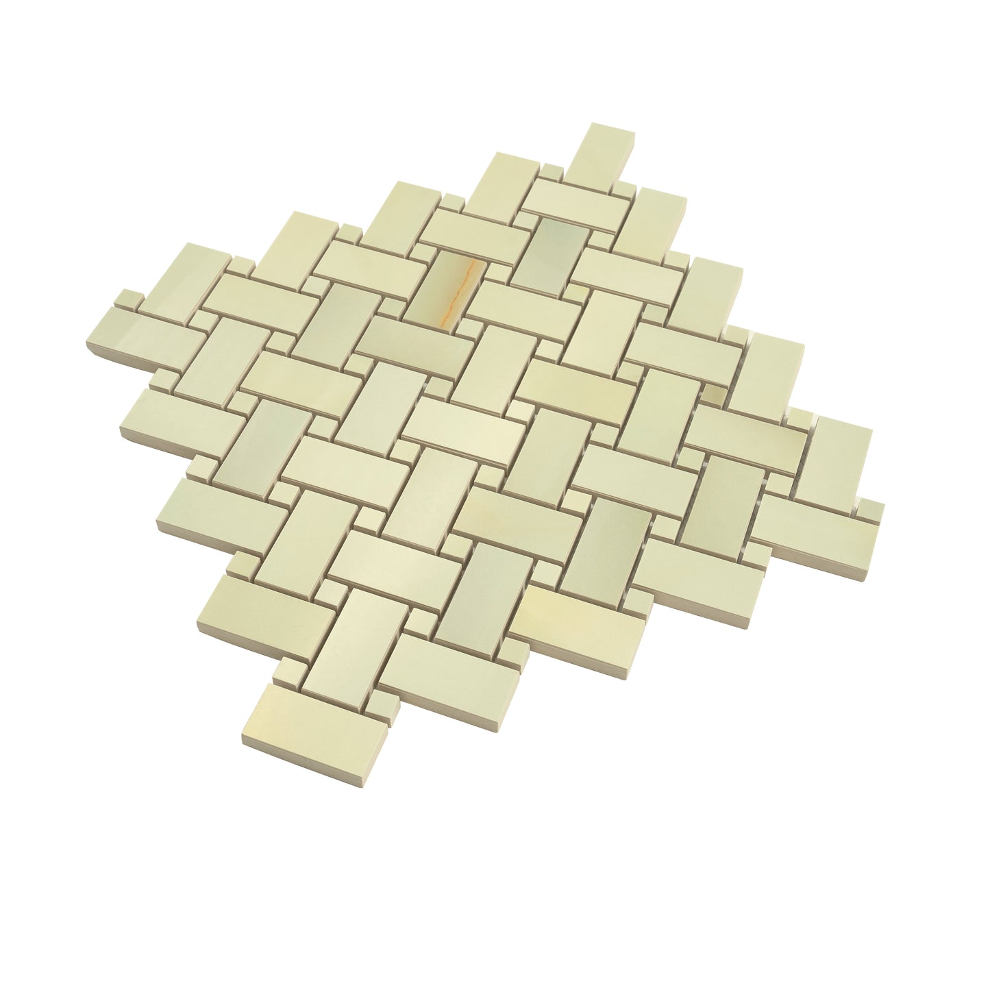 Celadon Giada 12x12 Lappato Porcelain Mosaic Tile - Sample