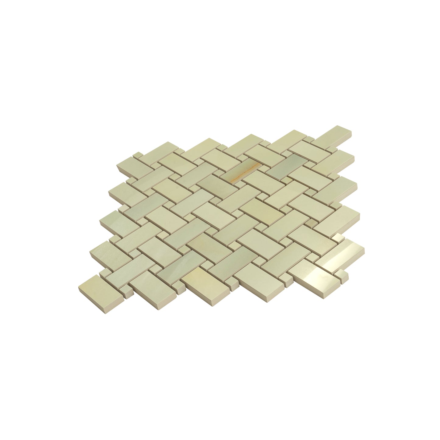 Celadon Giada 12x12 Lappato Porcelain Mosaic Tile - Sample
