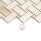 Perla 12x12 Lappato Porcelain Mosaic Tile - Sample
