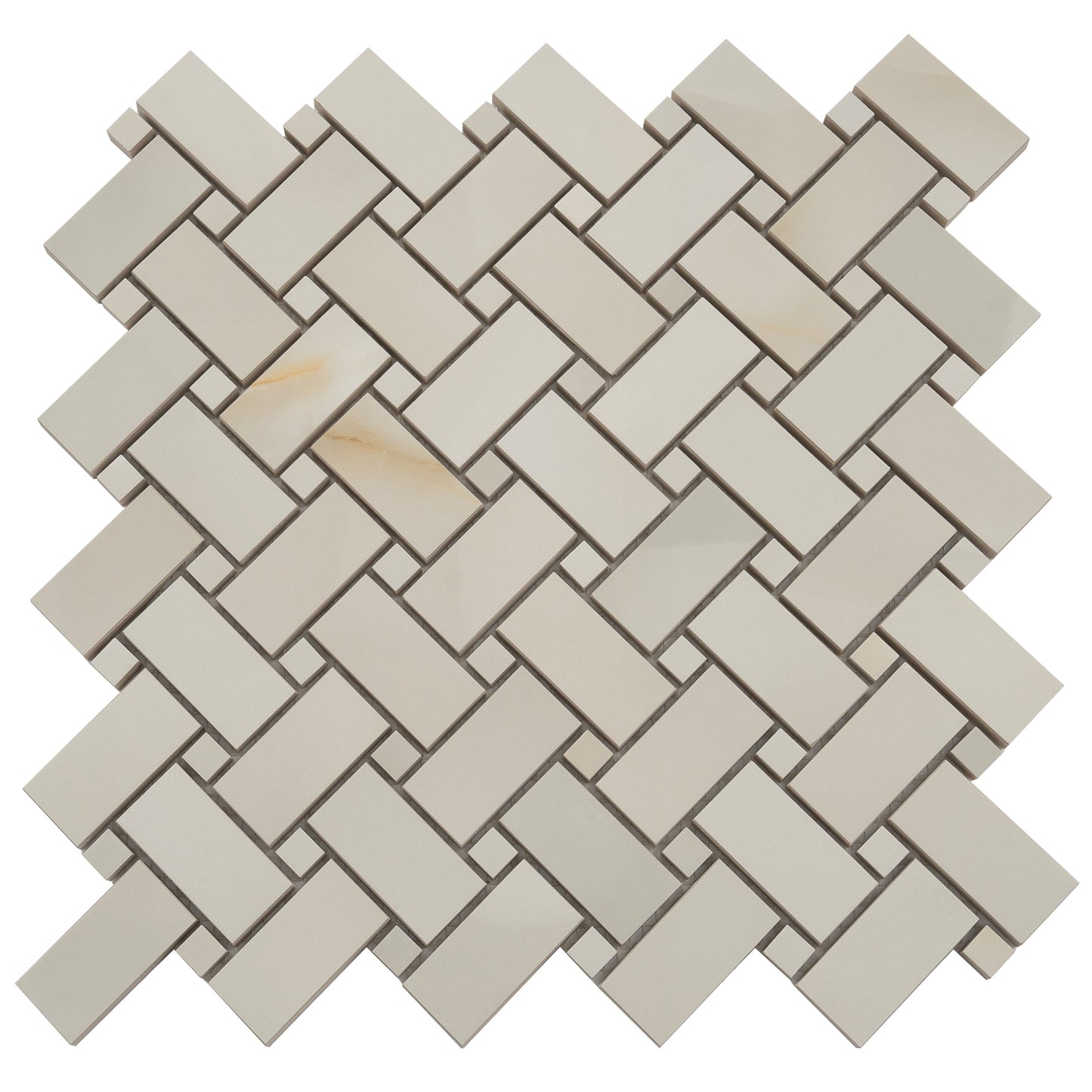 Perla 12x12 Lappato Porcelain Mosaic Tile