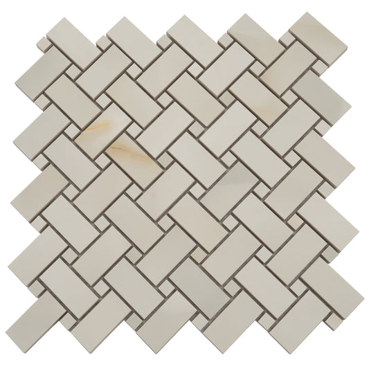 Perla 12x12 Lappato Porcelain Mosaic Tile
