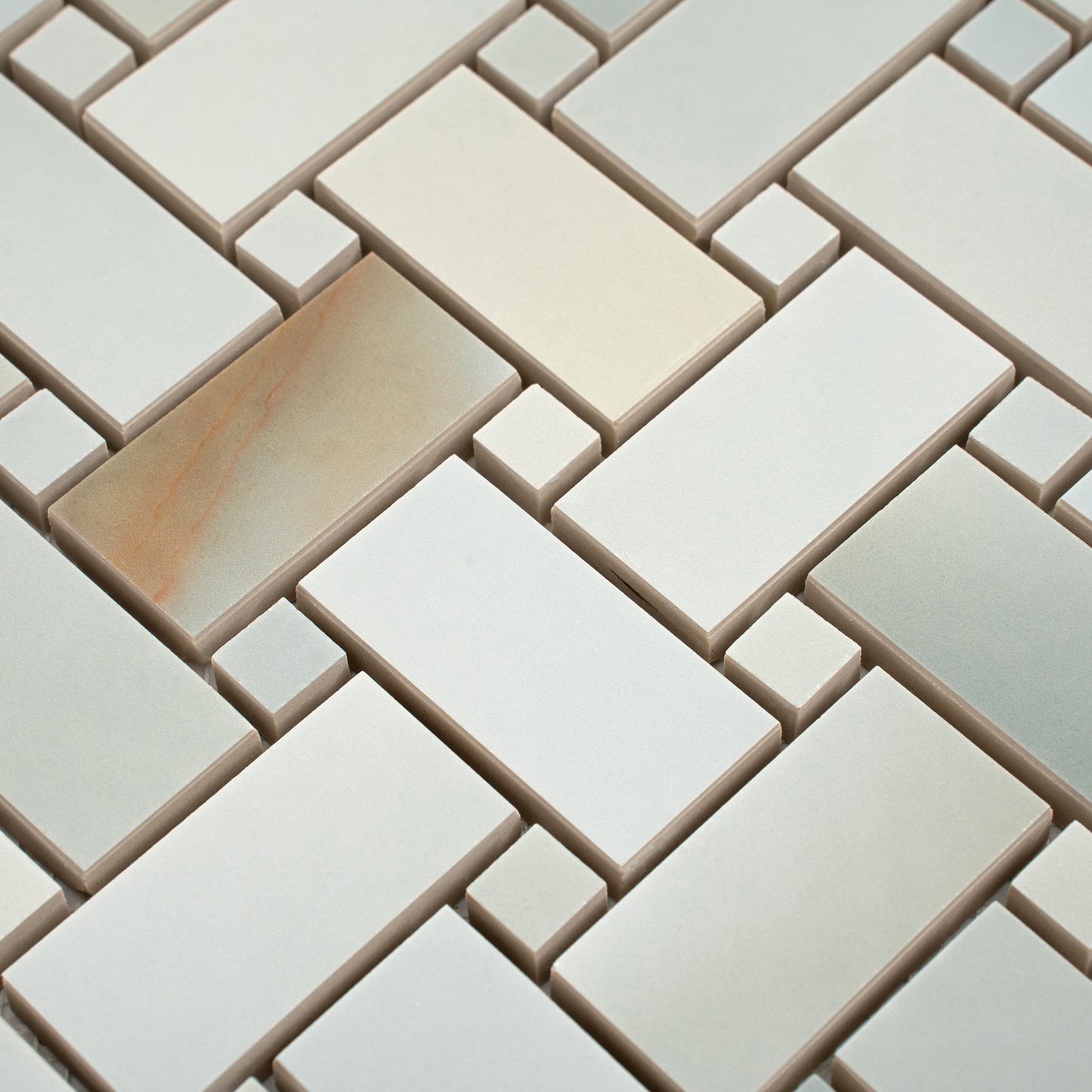 Turchese 12x12 Lappato Porcelain Mosaic Tile