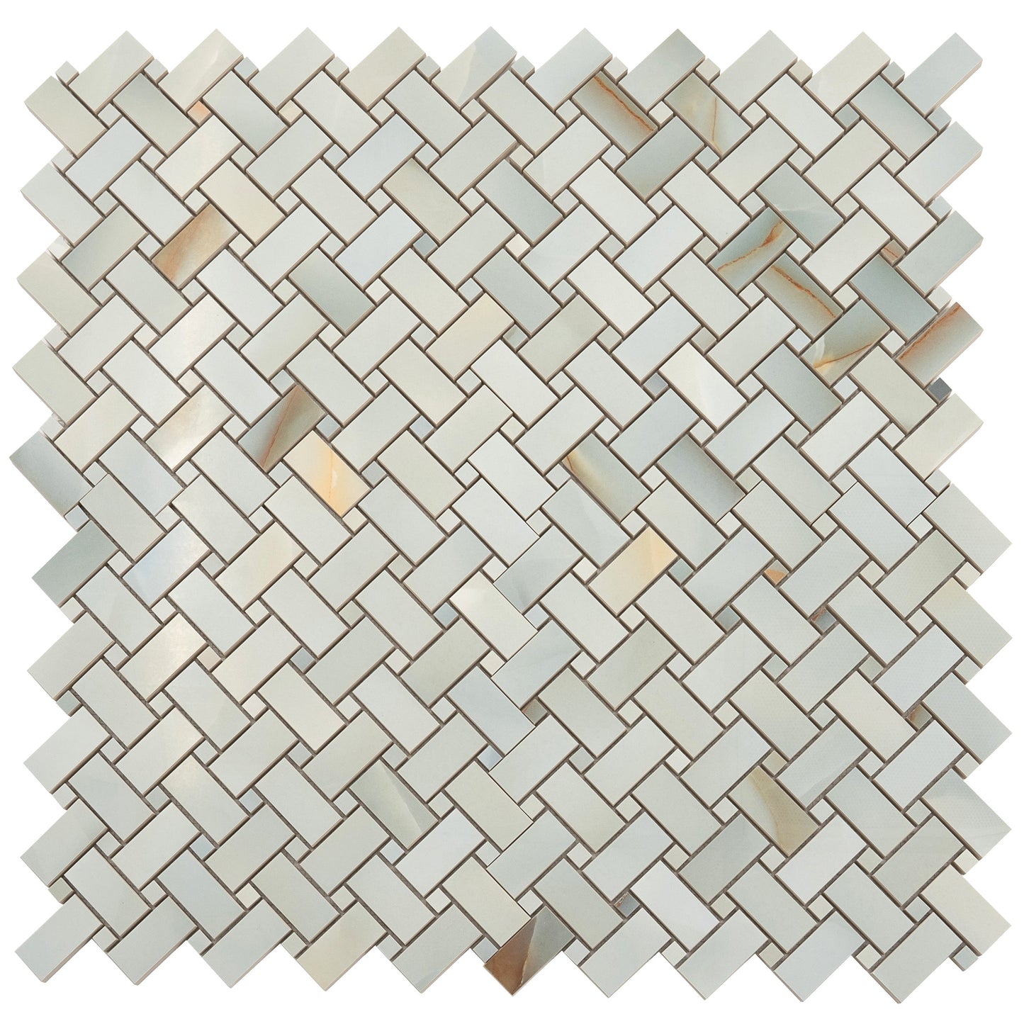Turchese 12x12 Lappato Porcelain Mosaic Tile