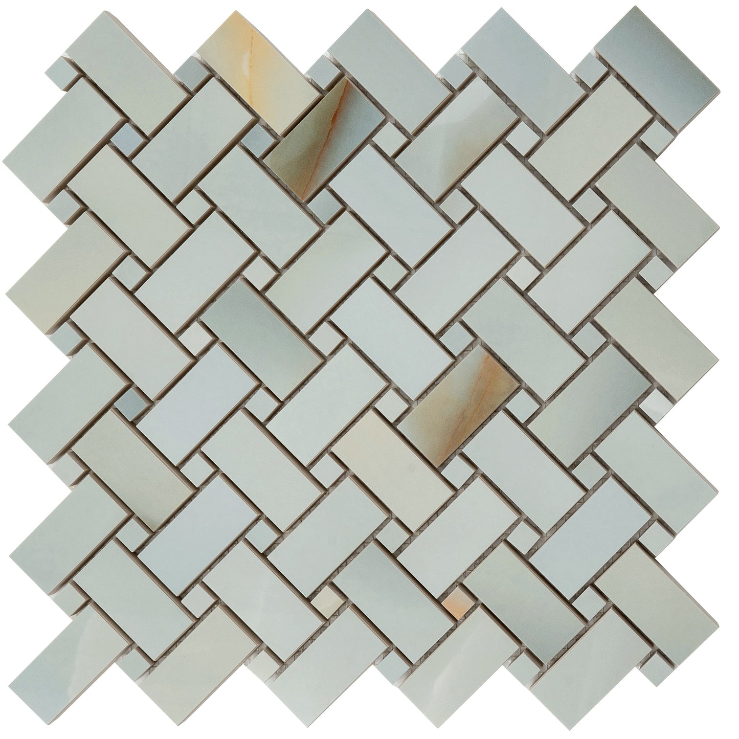 Turchese 12x12 Lappato Porcelain Mosaic Tile