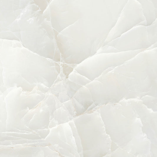 Alabaster White 36 x 36 Lappato Porcelain Large Tile