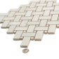 Alabaster White 12 x 12 Matte Porcelain Mosaic Tile