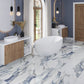 Air Superiority Blue 24 x 48 Polished Porcelain Large Tile