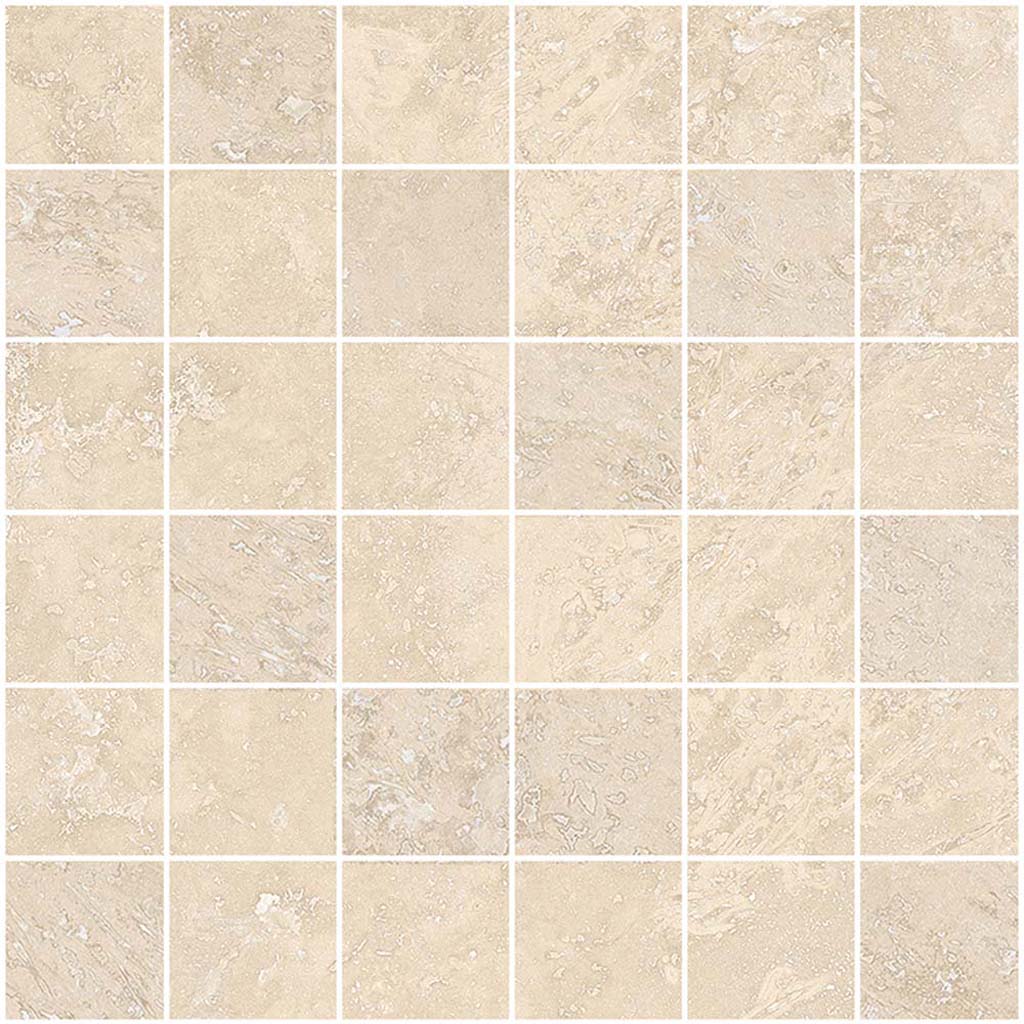 Sand Beige 12 x 12 Matte Porcelain Mosaic Tile