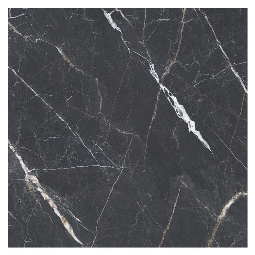 Charcoal Black 48x48 Matte Porcelain Large Tile - Sample