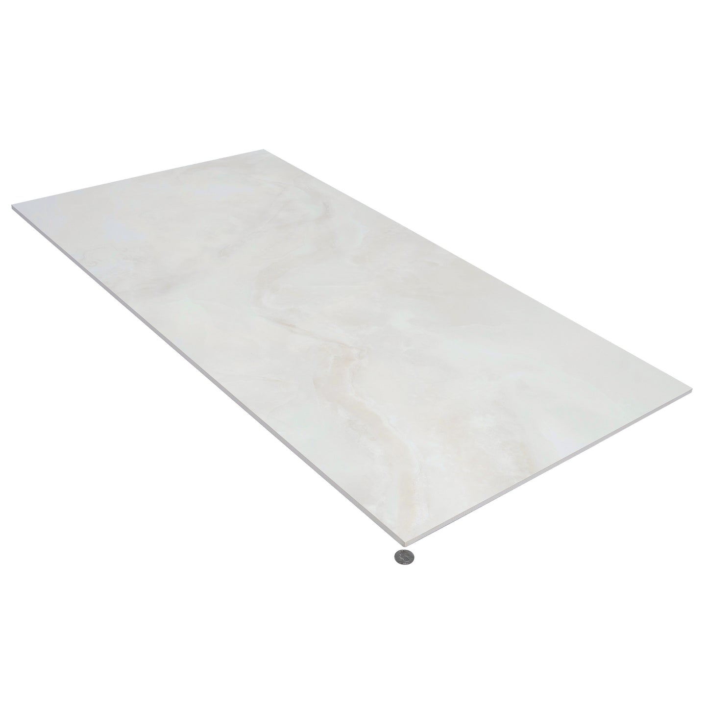 Ivory Pearl White 24x48 Honed Porcelain Large Tile