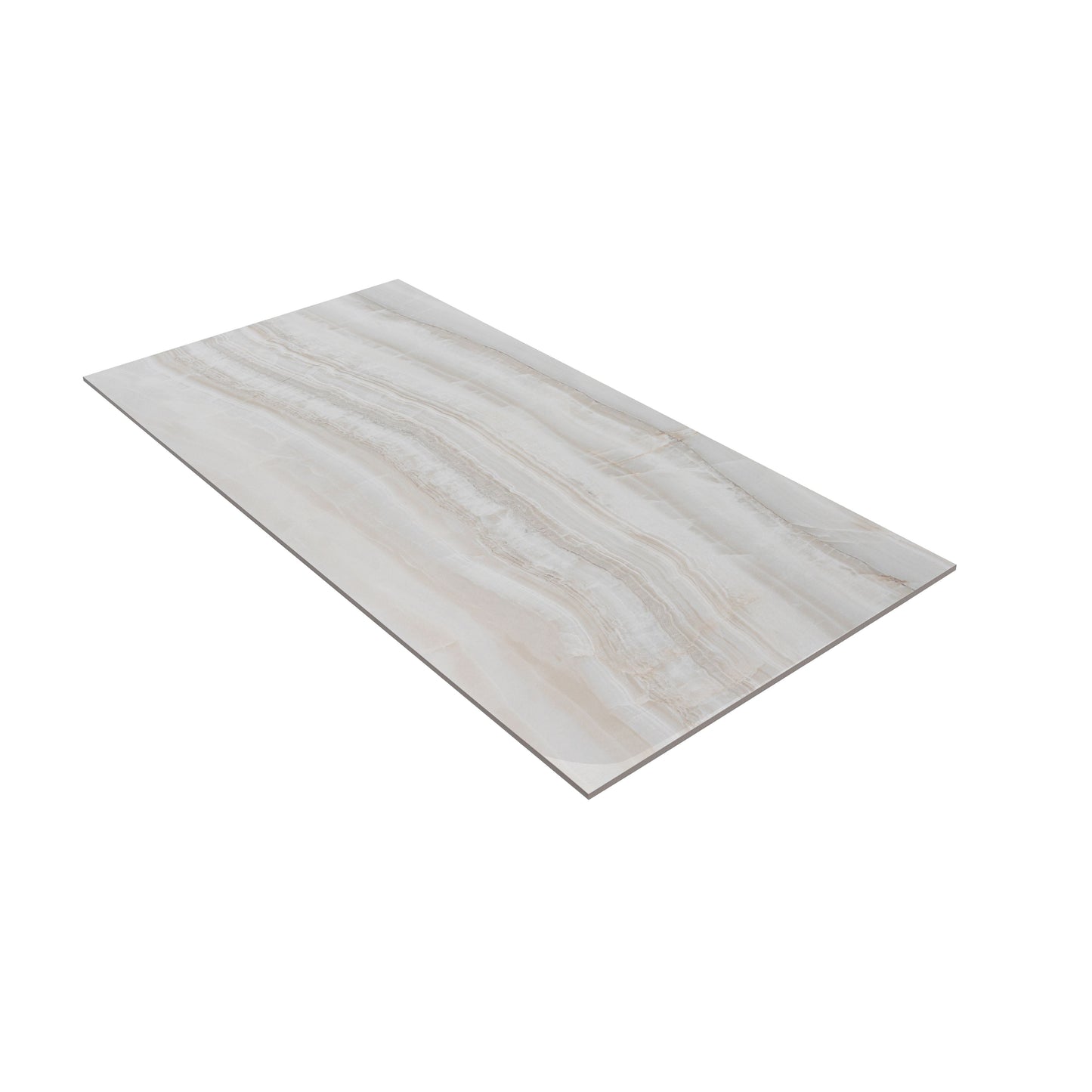 Ivory White 24x48 Honed Porcelain Large Tile - Sample