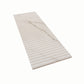 White 12 x 36 Matte Ceramic Fluted Large Tile