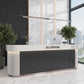 Black 12 x 36 Matte Ceramic Fluted Large Tile - Sample