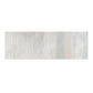 Misty Blue, Ivory Cream 16x48 Matte Ceramic Large Tile - Sample