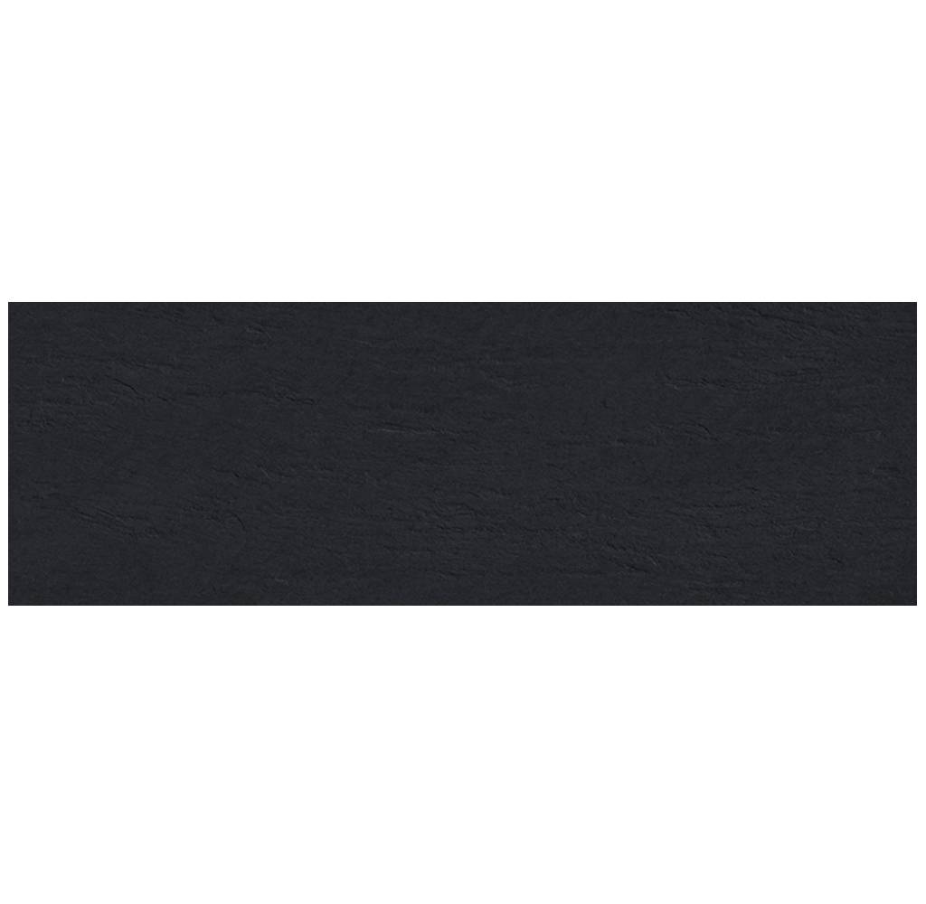 Black 12 x 36 Matte Ceramic Large Tile