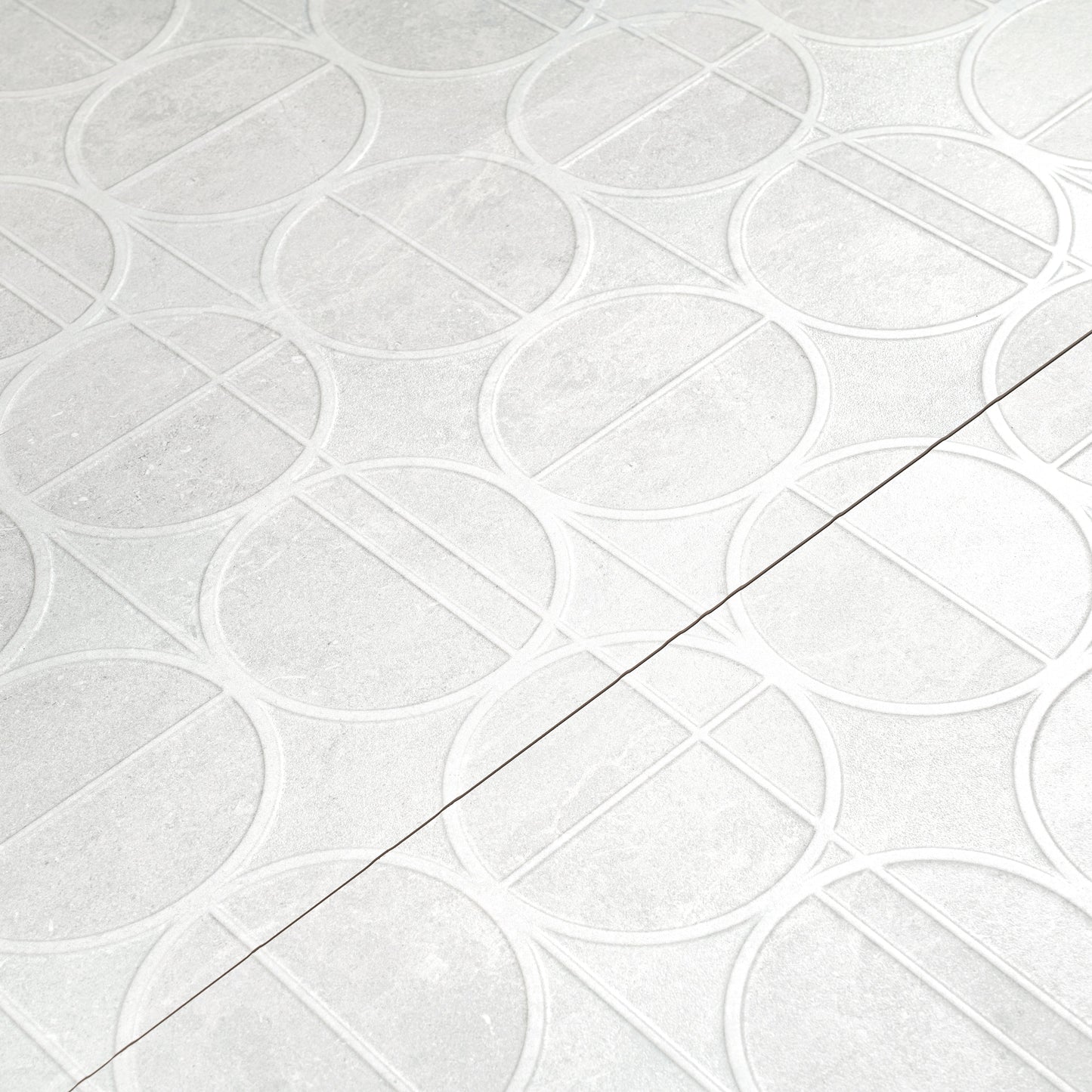 Soft Cloud White 16x48 Matte Ceramic Deco Large Tile