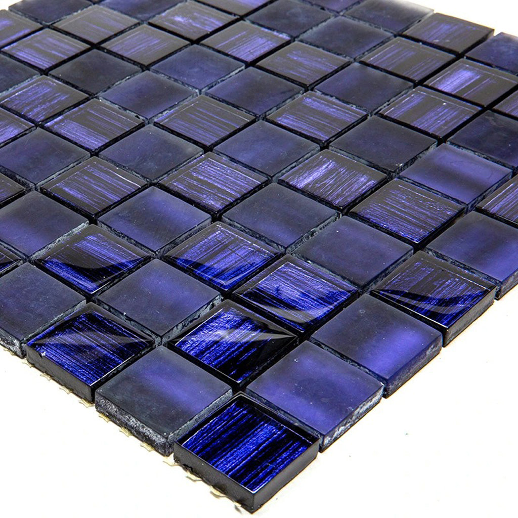 Purple 11 x 11 Glossy, Matte Glass Mosaic Tile