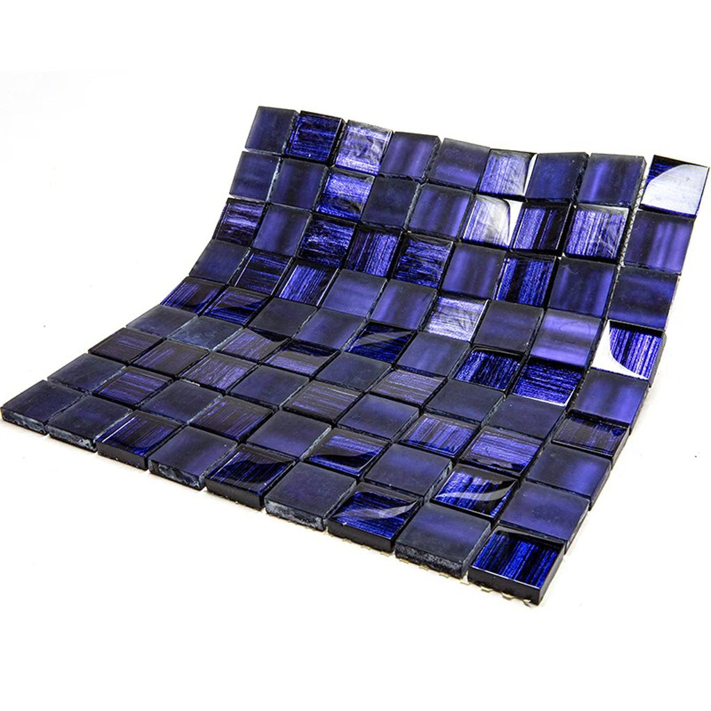 Purple 11 x 11 Glossy, Matte Glass Mosaic Tile