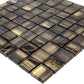 Black 11 x 11 Glossy, Matte Glass Mosaic Tile