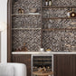 Black 11 x 11 Glossy, Matte Glass Mosaic Tile - Sample