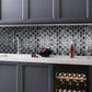 Black 11 x 11 Glossy, Matte Glass Mosaic Tile