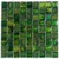 Emerald Green 11 x 11 Glossy, Matte Glass Mosaic Tile