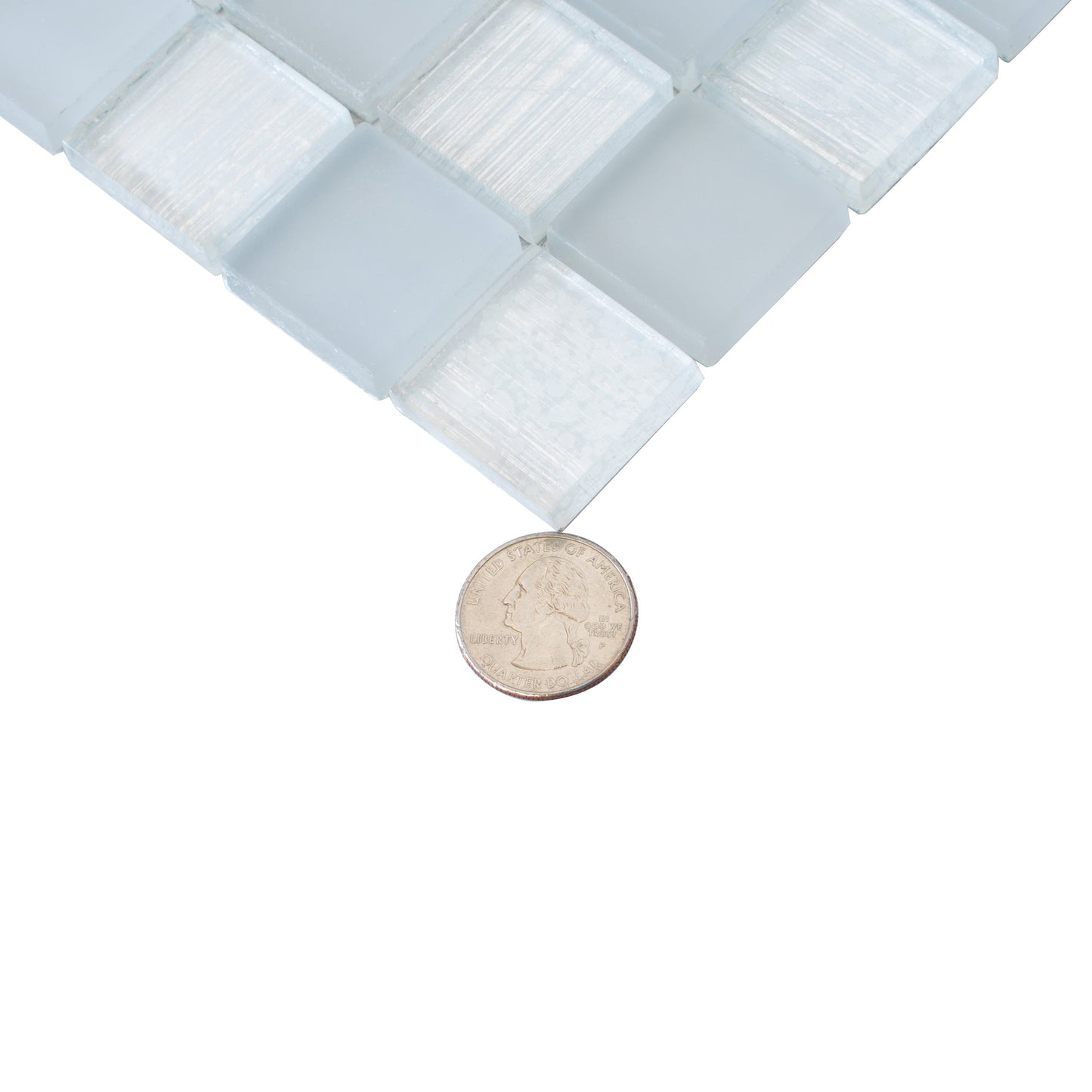 Could Gray 11x11 Glossy, Matte Glass Mosaic Tile