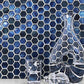 Blue 11 x 11 Glossy, Matte Glass Mosaic Tile